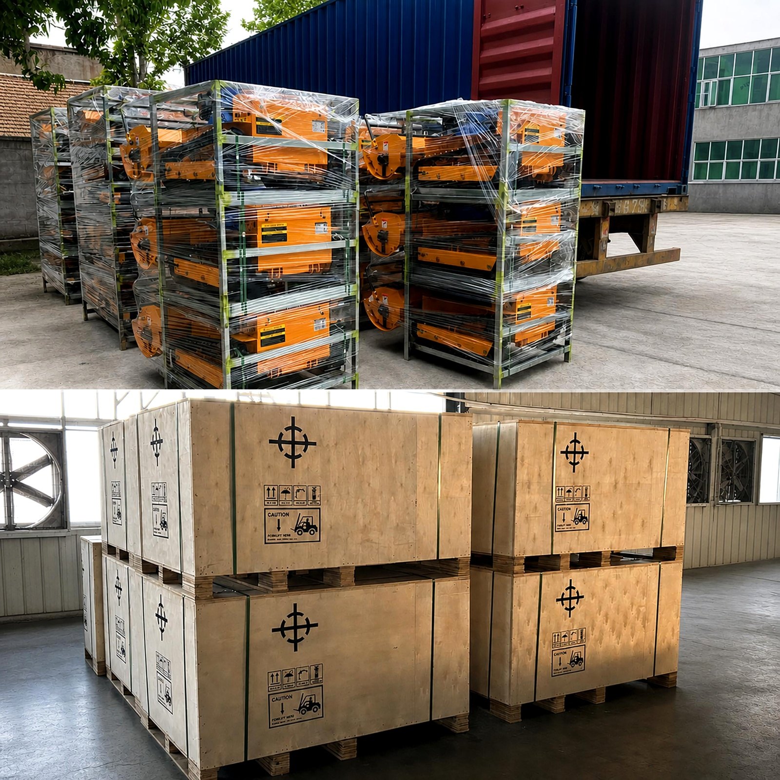 GST-1200 diesel package dimensions