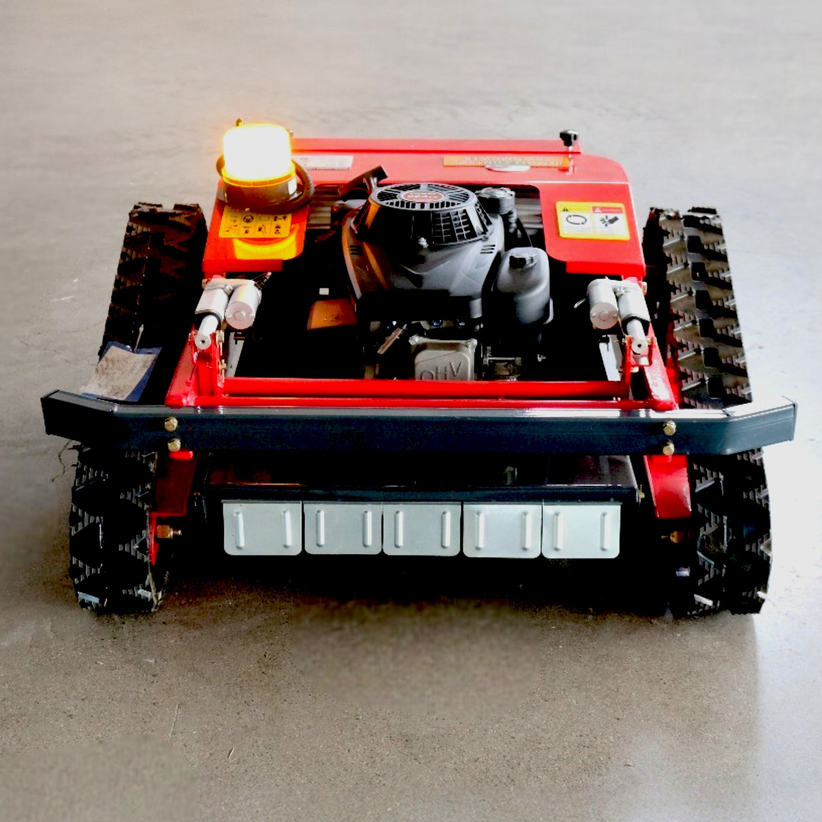 GST-550 compact hybrid tracked mower real machine view