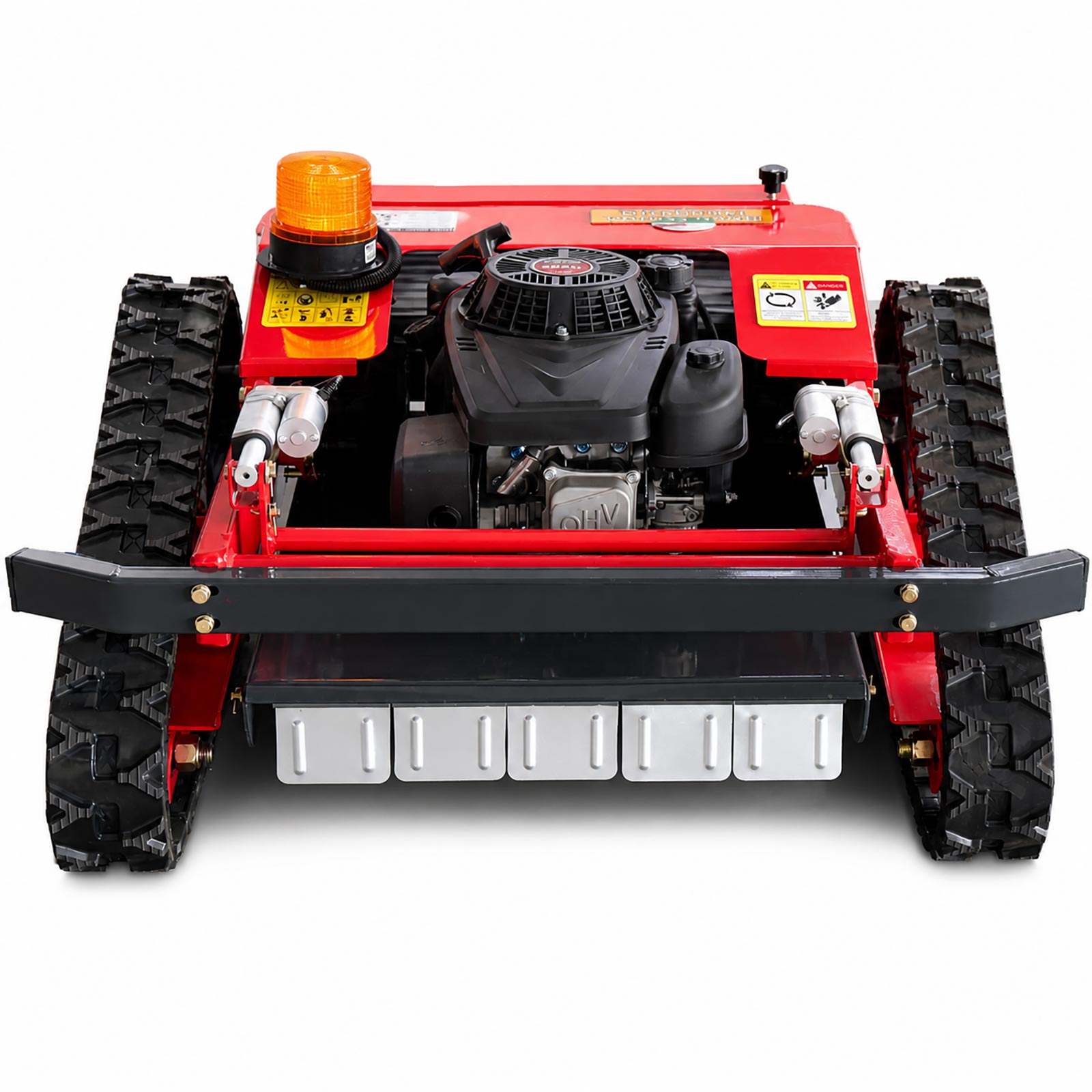 GST-550 compact hybrid tracked mower front view