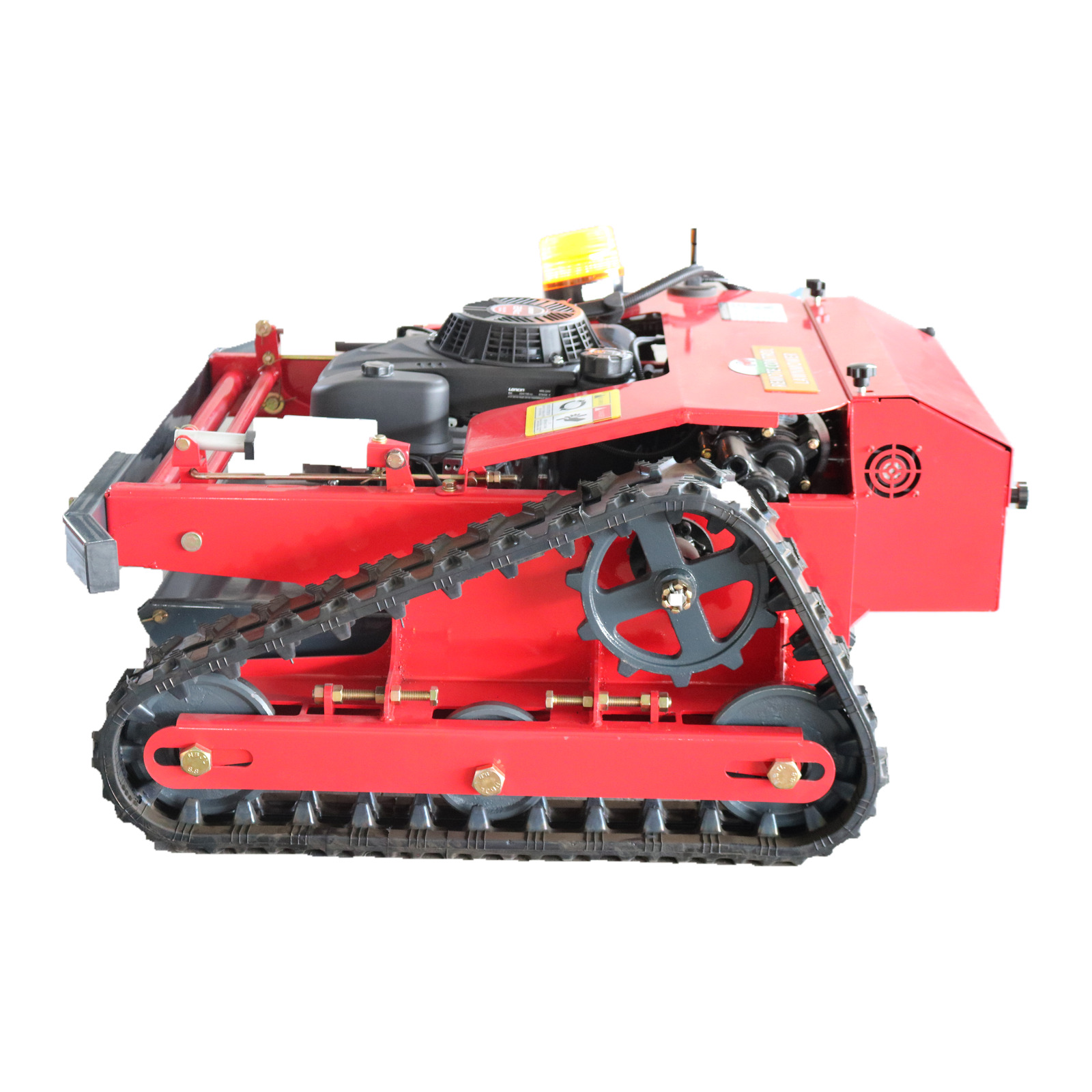 GST-550 compact hybrid tracked mower left side view