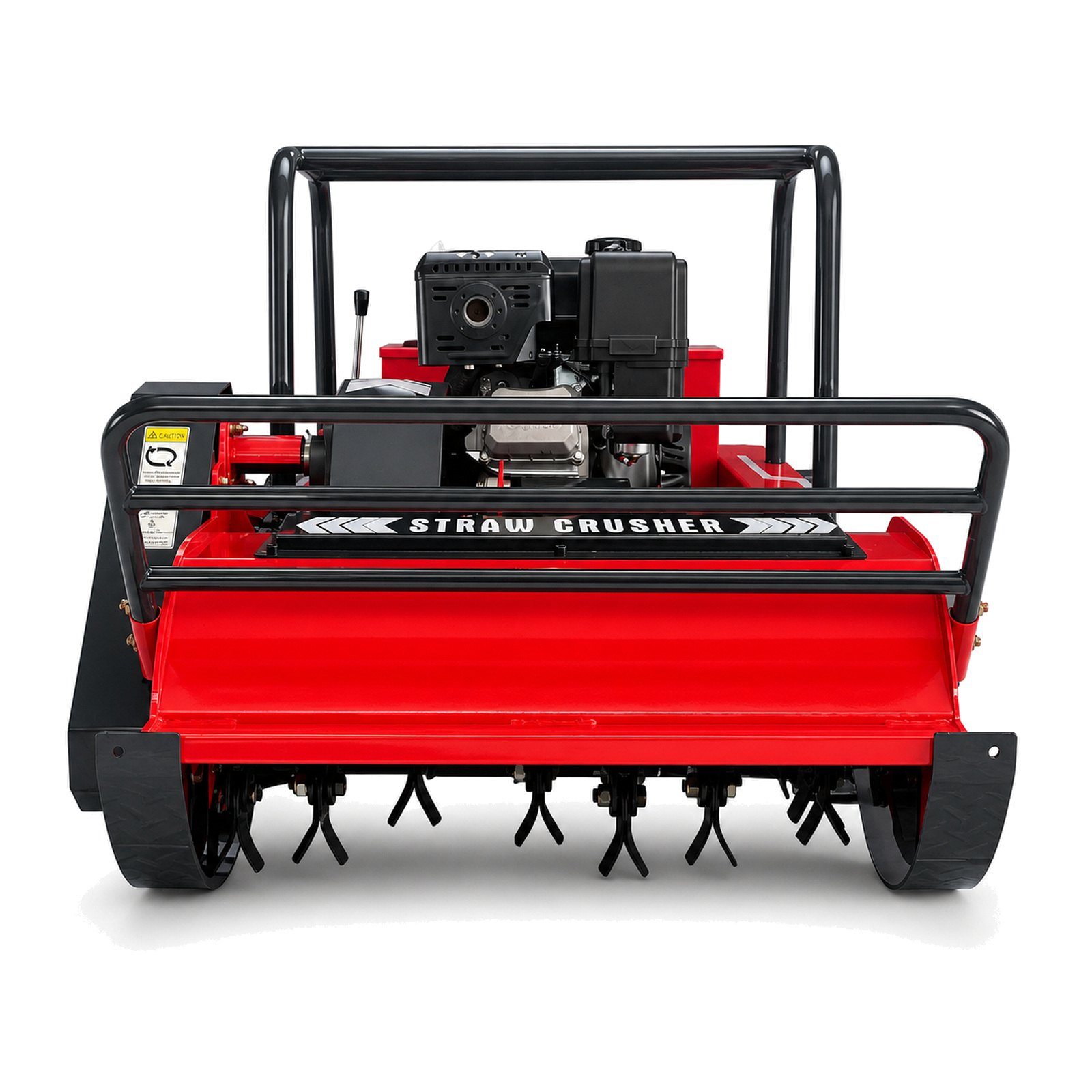 GST-800 gasoline hybrid tracked flail mower front view