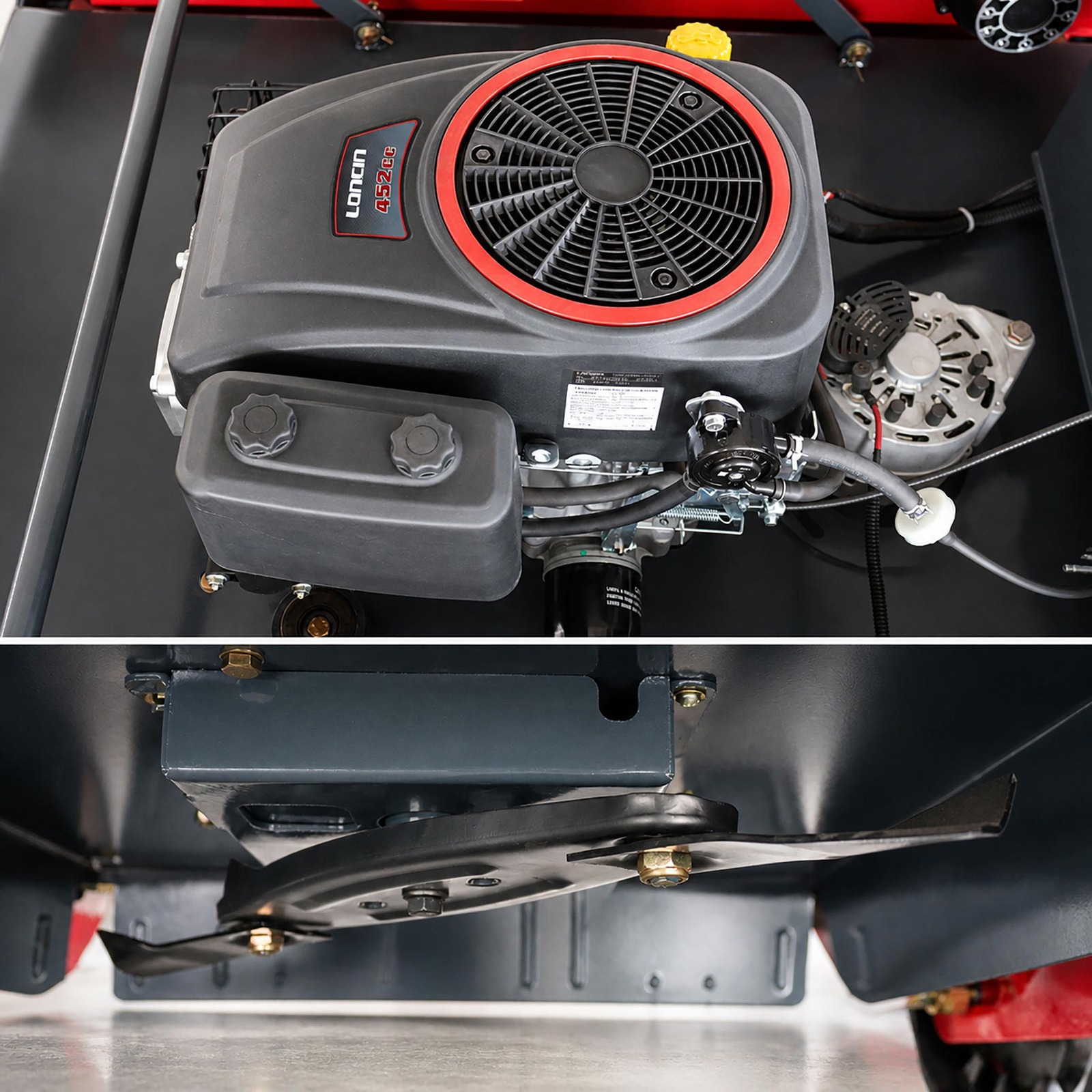GST-900 engine and blade detail