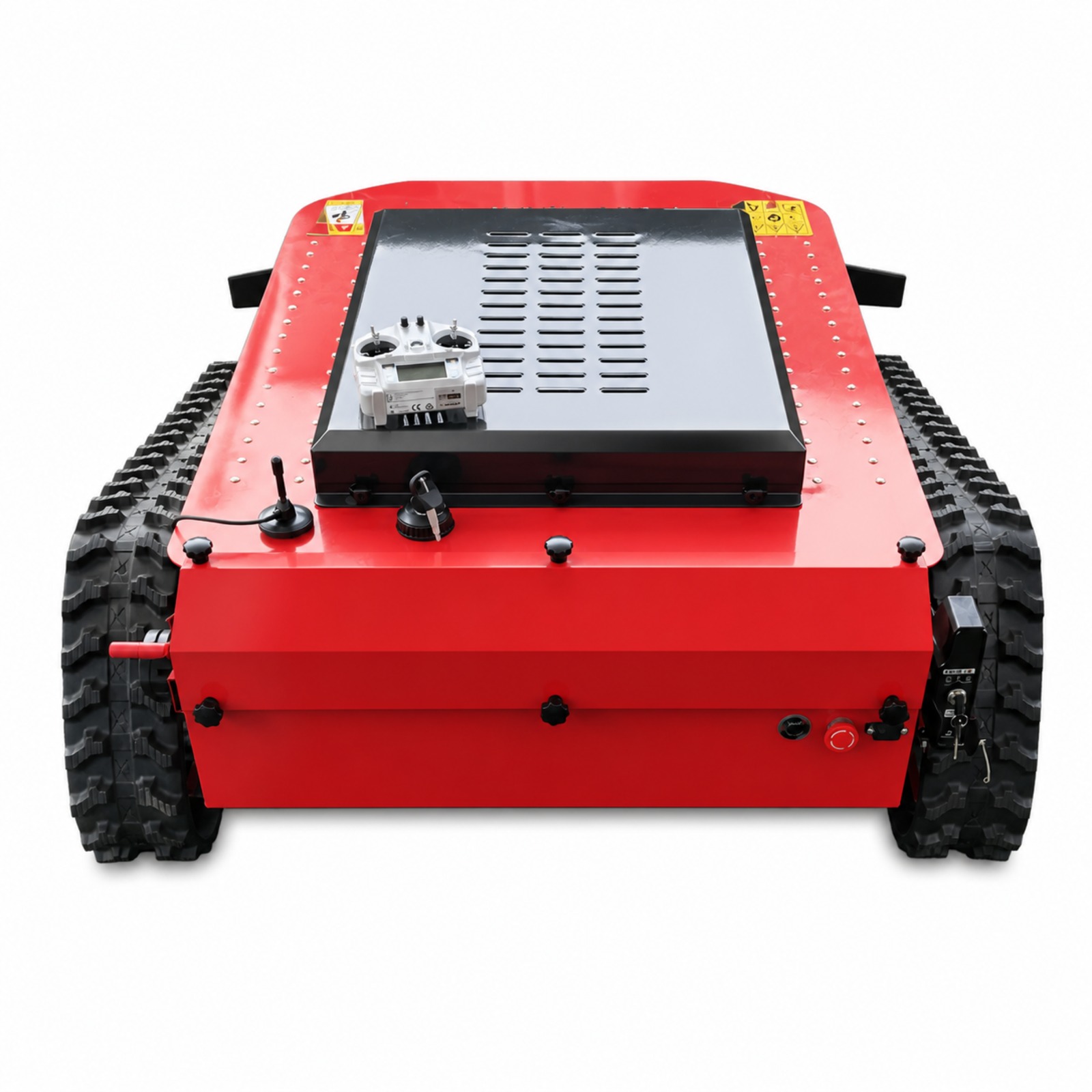GST-900 hybrid tracked mower rear view